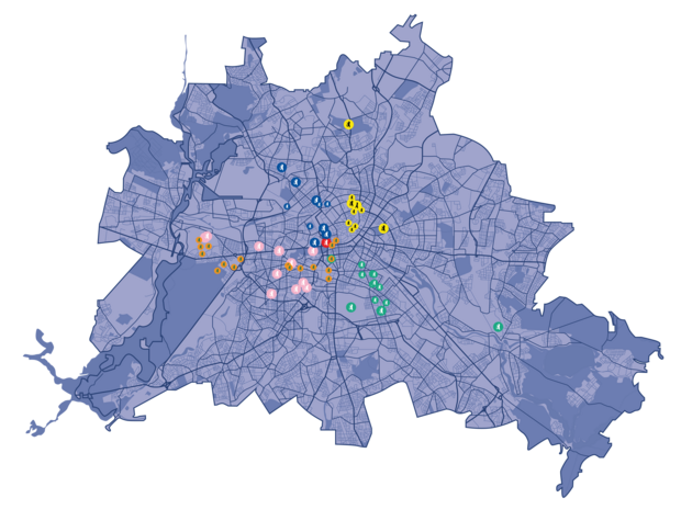 Karte der Future League Route